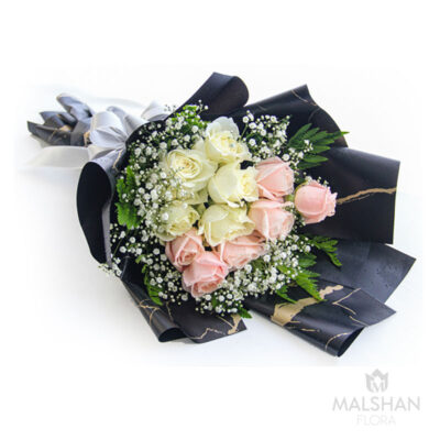 Rosy White Delight Bouquet MFB 31