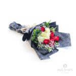 Scarlet Snowfall Posy MFB 44