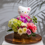 Kitty Blossom Basket
