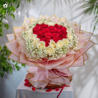 Crimson & Cream Elegance