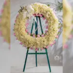 "Blush & Ivory" Rose Wreath