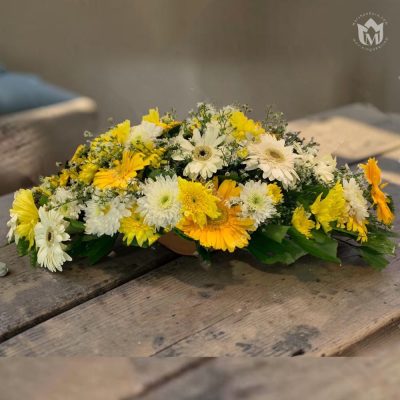 The Sunshine & Petals Floral Coffee Table Arrangement