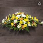 The Golden Glow Coffee Table Floral Centerpiece 