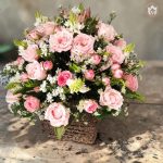 The Sweet Serenade Floral Basket