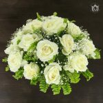 The White Angels' Touch Coffin Wreath