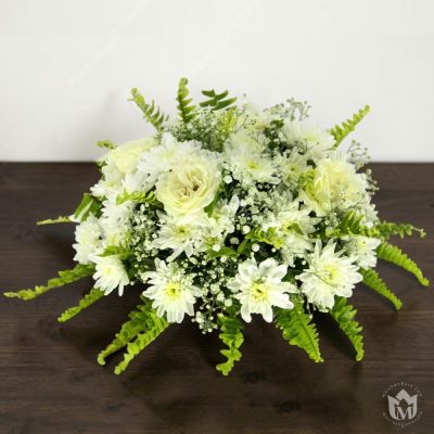 The Graceful Farewell Floral Display Coffin Wreath 
