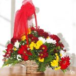 The Vibrant Meadow Floral Basket
